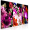 decomonkey Bilder Blumen 180x90 cm 3 Teilig Wandbild Groß Leinwandbild XXL Deko Wohnzimmer Schlafzimmer Büro Wanddeko Leinwand Pictures For Wall Poster Wall Painting Lilien Rose