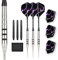 LinkVisions 24g 90%/80% Tungsten Professional Steel Tip Darts Set Point Protector