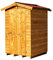 Habrita Foresta Abri en Panneaux de Bois Massif traité 19 mm - S.u. 1,35 m² - Toit Double Pente