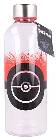 Stor POKEMON - Bouteille réutilisable - transportable - POKEBALL - Gourde en plastique - 850 ml
