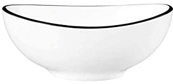 Seltmann 001.759261 Modern Life Black Line Bowl, Oval, 9cm Größe