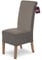 SCHEFFLER-Home Stuhlhussen 6er Set Lena Taupe/elastische und langlebige Hussen für Stühle/Robustes Freischwinger Hussen Set/Stuhlhussen Stretch/Stuhl Hussen waschbar