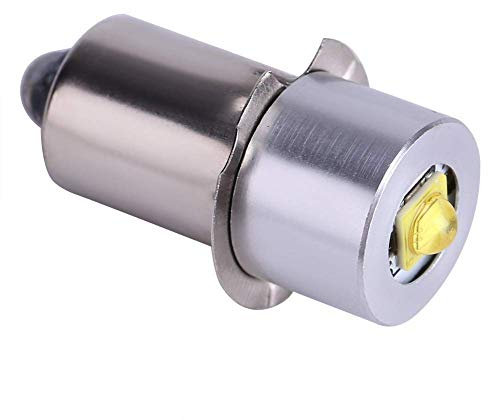 Kuuleyn Bombilla De Linterna LED, 5W 6-24V P13.5s Lámpara De Luz De Trabajo De Emergencia De Alto Brillo Antorchas De Reemplazo De Linterna, para Efectos Visuales Mejorados