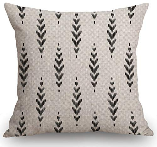 Swono Ikat Chevron-Dekorationen, Kissenbezug, Boho-Stil, Bauernhaus-Dekoration, 45,7 x 45,7 cm, Heimdekoration