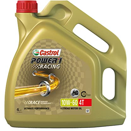 Castrol POWER1 RACING 4T 10W-60 4-Takt Motoröl, 4L
