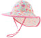 Pesaat Baby Sonnenhut Mädchen Mit UV-Schutz Sonnenmütze Baby Junge Mit Nackenschutz Sommermütze Kinder Babymütze Sommer (Gänseblümchen, Gr.3-12Monate(44-48))