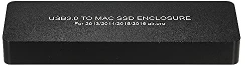 NFHK Boîtier portable SSD pour MacBook Air Pro 2013 2014 2015 2016 USB 3.0 vers 16 + 12 broches