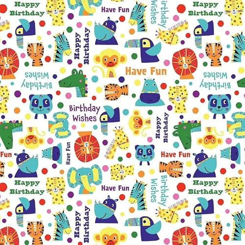 Geschenkpapier Geburtstag Geschenkpapier Geschenkpapier Faltpapier Umweltfreundlich Recycelt 6 Stück Nilpferd Foto Farbe