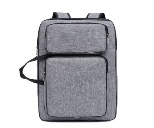 XINCHI Transporttasche A3 Zeichenmappe Segeltuch Transportmappe Wasserdicht Künstlermappe Verdicken Zeichentasche Portfolio Zeichenbrett Kunst Kunstmappe Malerei Zeichnungtasche Kunstwerk Tragetasche