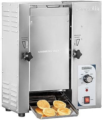 Tostadora Vertical 300 Pan hamburguesa o Bagel - Casselin - Acero inoxidable