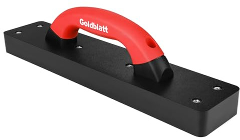 Goldblatt Vinyl Floor Tapping Block Heavy Duty Hammer Free Flooring Installation Tool with 9 Large Soft Grip Handle for Laminate, Hardwood, LVP, LVT, Engineered Wood Installation