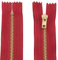 Aerzetix - C61309 - Set di 2 Cerniere Non separabili 20cm in Metallo - Cerniera Lampo - Colore Rosso Lampone - Cucito pelletteria Borse Gonna Abito Vestiti Pantaloni merceria