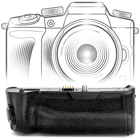 CELLONIC Batteriegriff DMW-BGG1, DMW-BGG1E kompatibel mit Panasonic Lumix DMC-G81 Akkugriff für DMW-BLC12 Battery Grip - Kamera Hochformatgriff, Multifunktions Handgriff, Vertical Grip