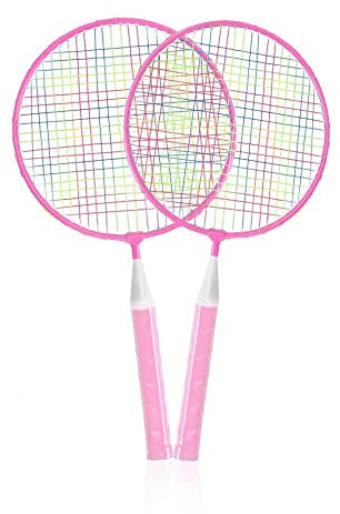 Badmintonschläger für Federbälle t Sportset mit Tragetasche für B
