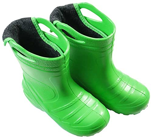 HOBEA-Germany Regenstiefel für Jungs und Mädchen EVA Gummistiefel in verschiedenen Farben (24 EU, grün)