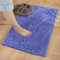 Reyox Badematte Hochflor Chenille rutschfest Vorleger Waschbar Badteppich Badezimmer Wasserabsorbierenden Violett 50 x 80 cm