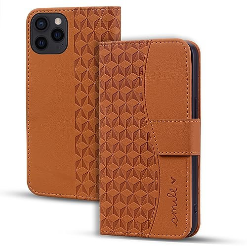 Vaitasy Custodia per iPhone 15 Pro Max Cover Anti Graffio Pelle PU Magnetico Protettiva Custodia con Flip Portafolio per iphone 15 pro max - Marrone