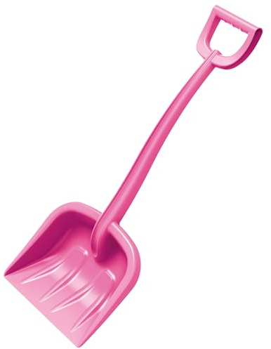 Gartengeräte, Schaufel, Schneeschaufel, Schneeschieber, Schaufel Kinder, Sandschaufel Kinder, Gartenwerkzeug Kinder, Gartengeräte Kinder, Kinderschaufel, Sandspielzeug, Kunststoff, 66 cm (Rosa)