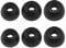 YINETTECH 6-teiliges Memory Foam-Ohrhörer-Ersatz Kompatibel mit Jabra Elite 75t 65t Kopfhörern Memory Foam-Ohrstöpsel Zubehör Schwarz