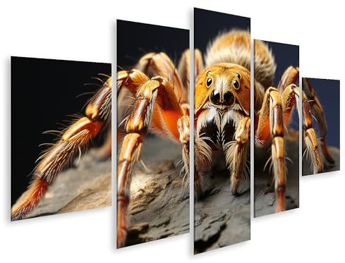 islandburner Prime Bild auf Leinwand Nahaufnahme Einer weiblichen Tarantula Spinne in bedrohlicher Position Bilder Wandbilder Poster