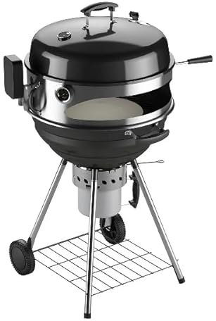 Explorer Charcoal Grill - Versatile Outdoor Cooking | Direct and Indirect Grilling | Pizza Oven Function | Battery Rotisserie | Easy Cleaning