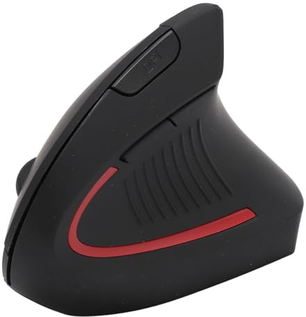 Annadue Ergonomische Vertikale Maus, Einstellbare DPI Wiederaufladbare Rechtshändermaus mit USB Adapter für Laptop PC