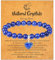 XIANNVXI Herz Armband Damen Lapislazuli Stein Armband Heilsteine Armband 8mm Perlen Edelstein Armbänder Glücksarmband Schmuck Geburtstagsgeschenk für Freundin