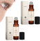 2 PCS Time Eraser Castor Oil Eye Roller Time Eraser Rollerball Augenroller Frankincense Roller Ball Straffendes Festigendes Feuchtigkeitsspendendes Augenserum für Männer und Frauen (10ml)
