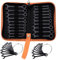LEONTOOL Mini set di chiavi inglesi metriche e SAE 20 pezzi, 4 mm - 11 mm e 5/32-7/16, set di chiavi combinate super sottili