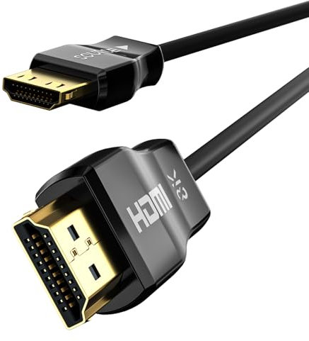 YSerendept 8K Fiber Optic HDMI Cable CL3 Rated(33ft),48Gbps Long HDMI 2.1 Cable[8K@60Hz,4K@120Hz] with Lock Connector,Compatible with TVs,Displays,Desktop,Laptops,Projectors,Gaming Consoles