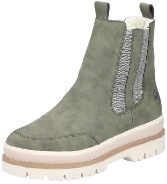 Rieker Y6271-54 Schlupfstiefel Kunstleder Damen in grün