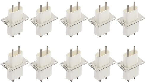 10 PACK PAPPETION EINSTELLUNG MICROWAVE OFEN OFEN Stecknadelstift Steckdosen Mikrowellenofen Magnetron Stecker Ersatzteile Für Ofen