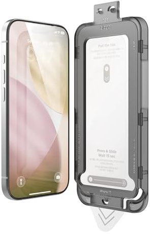 elago Panzerglas-Displayschutz für iPhone 17 | transparentes Design, 9H-Härte, Anti-Fingerabdruck, bruchsicher, kratzfest, blasenfreie Montage, 2er-Pack (Transparent)