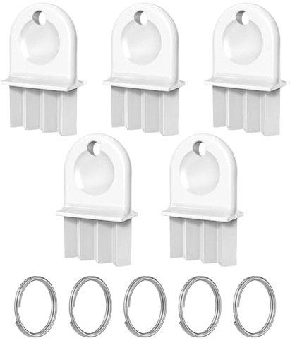 Toilet Paper Dispenser Key, 5pcs Universal Plastic Waffle Dispenser Key Replacement for Janitors, Maintenance Professionals White