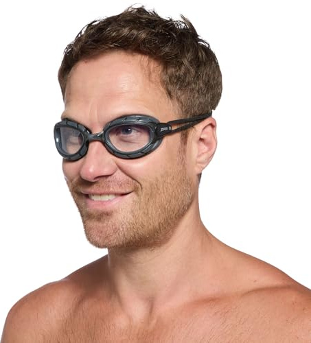 Zoggs Predator Black Black Clear - Smaller FIT - -