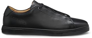 BOSS Herren Gary L Gary Sneakers aus gebürstetem Leder Schwarz001 43 Größe 43
