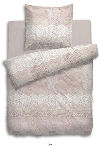 Heckett & Lane Bettwäsche Lux 135x200 cm + 80x80 cm Rosa