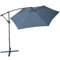 Aktive 53888 - Parasol excéntrico, Sombrilla, Parasol terraza, Ø 300 cm, color antracita, mástil acero, Ø 48-42 mm, con manivela, giratorio 360º