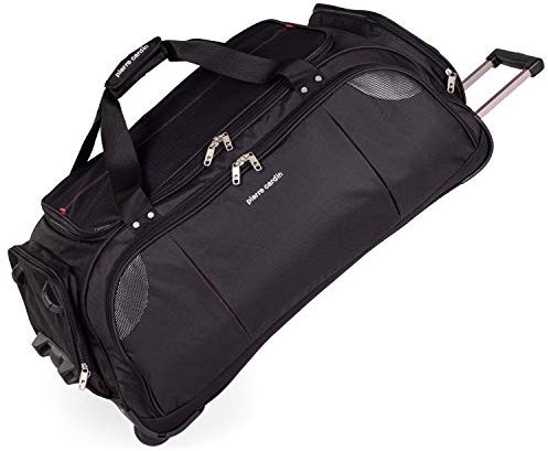 Lightweight Large Holdall with Wheels - Multipurpose Roller Travel Duffel Bag by Pierre Cardin | Suitcase Alternative, Durable High Capacity 95 L Wheeled Duffles (Large 30)
