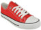 Inspire Me Women Canvas Shoes Gym Sports Trainers Lightweight Comfortable Canvas Shoes Plimsoll Trainer Pumps Ladies Lace up Flat Shoes (8 UK, Red)