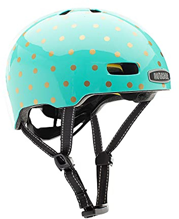 Nutcase Kinder Fahrradhelm Little Nutty MIPS, Sock Hop, 48-52 cm, 10001