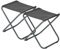 Harbour Housewares Klassische Klapphocker - Grau - Pack Von 2