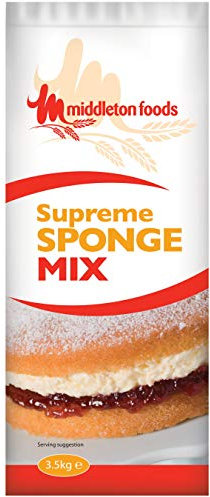 Middletons Supreme Plain Sponge Cake Mix - 4x3.5kg