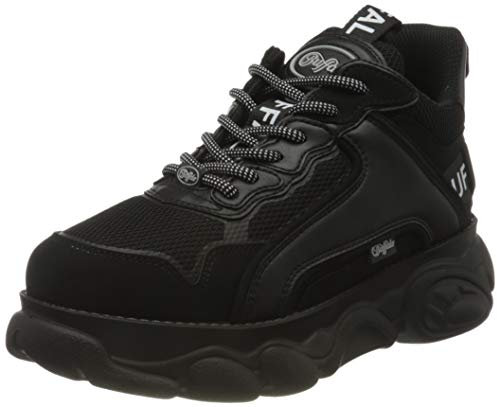 Buffalo Damen CLD CHAI Sneaker, Black, 38 EU