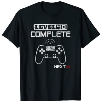 Level 40 Humour 40 Anniversaire 1982 40 Ans Homme Femme T-Shirt