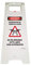 AUA SIGNALETIQUE - Chevalet signalisation - Poids 1KG en Plastique- (Intervention Drone Danger-)