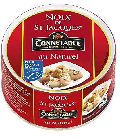 CONNETABLE - Noix De St Jacques Msc Au Naturel 111G - Lot De 3
