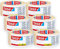 6 Rollen tesa Malerband Basic 5288, 50mm x 50m, Malerkrepp Basic, Kreppklebeband
