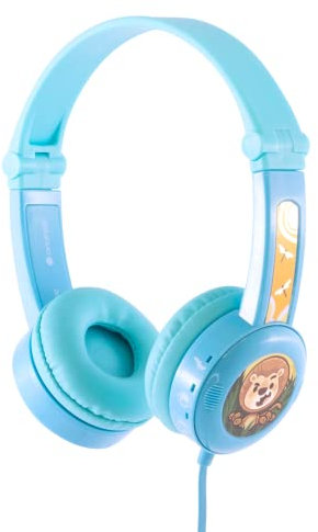 Onanoff Travel Kinder On Ear Stereo-Headset On Ear Faltbar, Headset, Lautstaerkebegrenzung Blau, uni