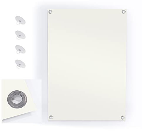 Tom'Shop Dachfenster Rollo [Creme, F06, 48cm x 93cm] Thermo Rollo Dachfenster Sonnenschutz Verdunkelungsrollo für Velux Hitzeschutz Dachfensterrollo mit Saugnäpfen ohne Bohren